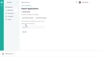 How to import your applications in bulk | Cledara