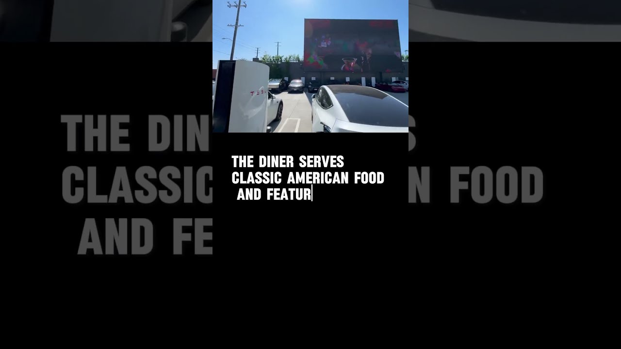  Tesla S Diner And Drive In Retro Futuristic Grand Opening Hollywood