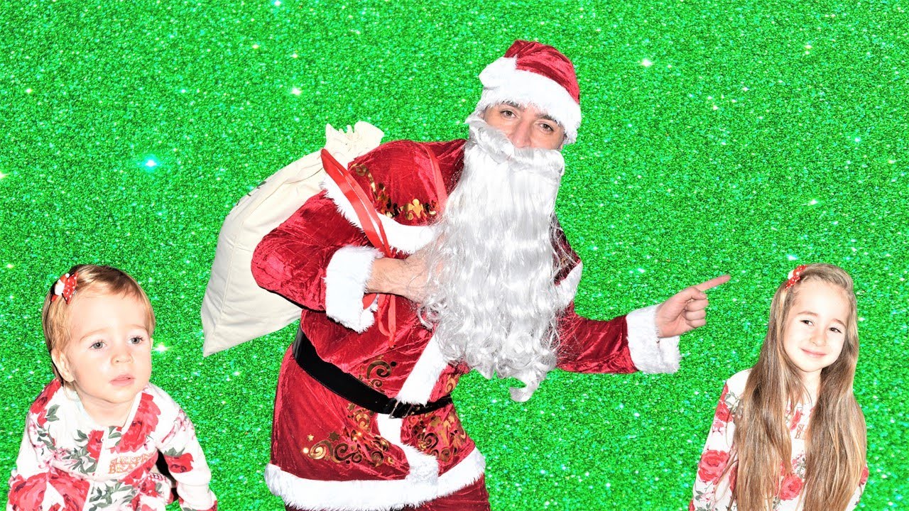 Leina and Lina open gifts from Santa | Funny Kids Story for Christmas