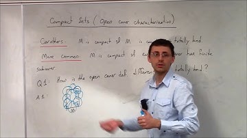 Topics In Analysis (Lecture 12): Compactness And Open Cover