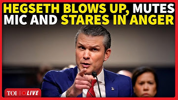 US Senate | ‘Save The Lecture’: Pete Hegseth Explodes, Turns Off Mic During Fiery Testimony