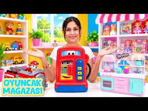 Oyuncak Mağazasında! Shopkins Mutfağı, Yakıt İstasyonu ve Marshall’ın Yeni İtfaiye Arabası