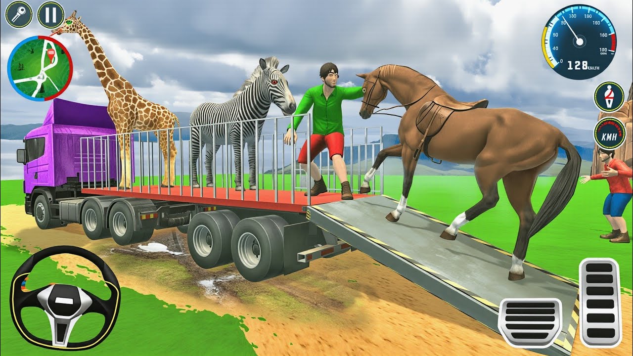 Animal Cargo Truck Driving 3D Game - Animal Cargo Transport Truck 2025 - Android Gameplay