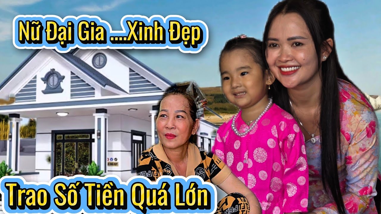 Bất Ngờ.Nữ Đại Gia Xinh Đẹp Tiền Tỷ Cho Bé An Số Tiền Quá Lớn Cả Xóm Vui Mừng 