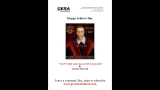 JD Short - Happy Julian's Day 25 February 2023 - the 60,000th day of the Modified Julian Date