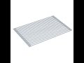 GEYUEYA Home Stainless Steel Over the Sink Multipurpose Roll-Up Dish Rack