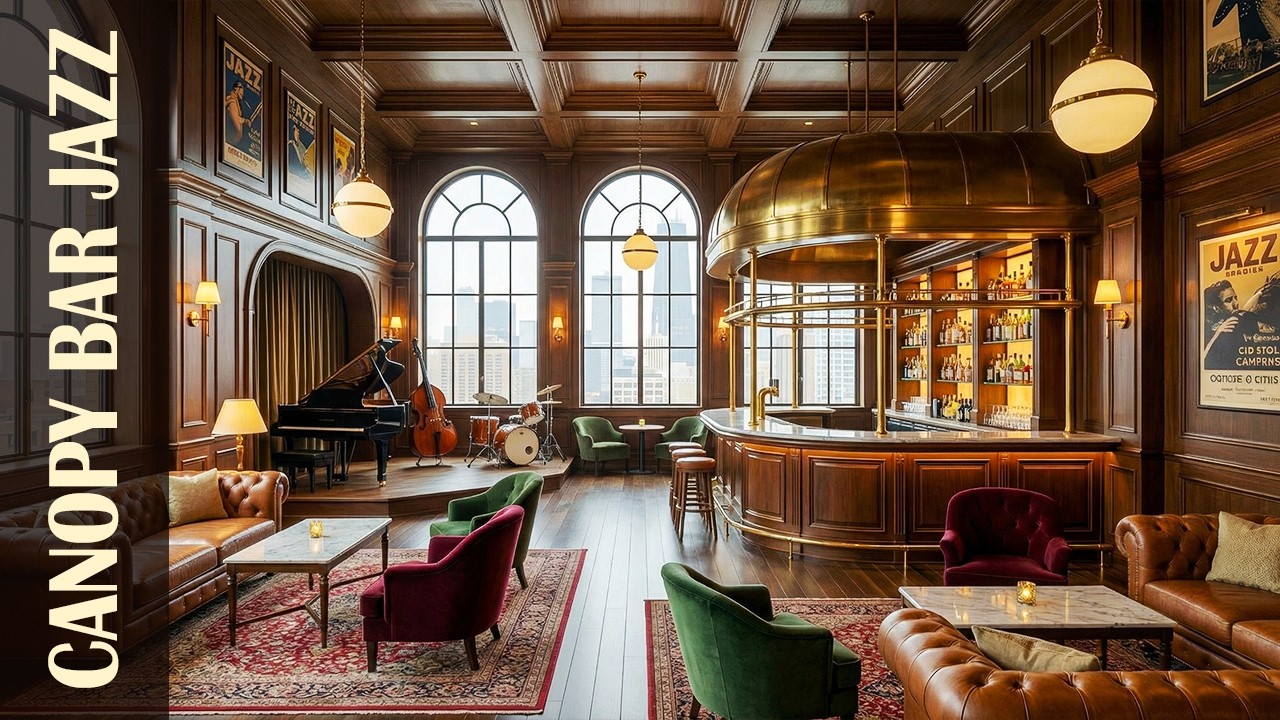 Canopy Bar Jazz — Background Lounge Jazz — 1 Hour (No Vocals) | EP 13