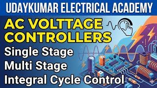 Power Electronics: A.C Voltage Controllers :phase control 1 stage,multi stage Integral Cycle Control