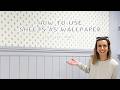 How to Use Sheets as Wallpaper for Under $100