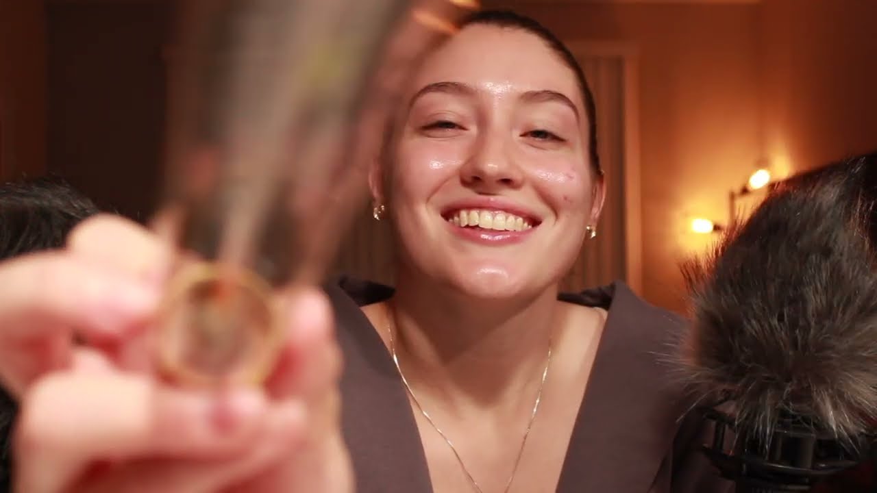 Christian ASMR - Soft Spoken + Triggers (fuzzy mic, wood tapping, glass sounds, page turning)