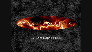 How to repair a torn CV Boot Fast and for Free! With Budget Mechanic.