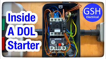 Single Phase Direct Online Starter DOL Wiring - Connections Explained and Setting the Overload