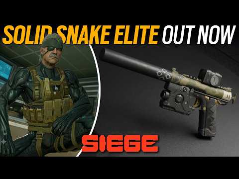 Solid Snake Elite Out Now! - 6News - Rainbow Six Siege