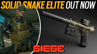 Solid Snake Elite Out Now! - 6News - Rainbow Six Siege