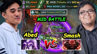 Abed Void Spirit A-God immortal Rank1 Server NA MIDLANE BATTLE vs Smash Axe Dota 2 7.28 Gameplay