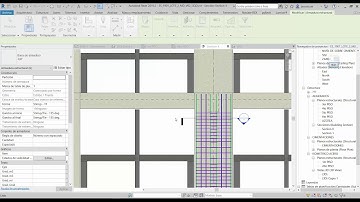 Revit estructura 02 -  Acero en Columnas y Replicas a Similares