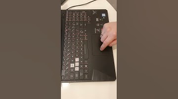 ASUS TUF Gaming FX505 - wrongly working touchpad
