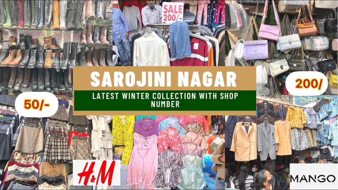 Sarojini nagar market delhi latest winter collection 2021 