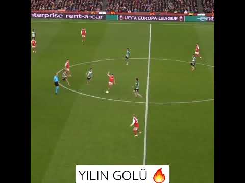 Arsenal sporting maçında sportingli oyuncudan harika gol #shorts