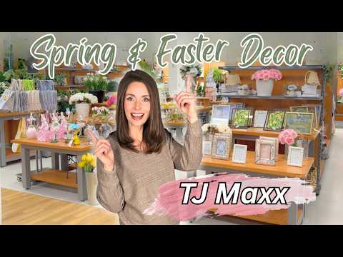 New Spring & Easter Decor at TJ MAXX | Shop With Me | Spring Decorating Ideas thumbnail