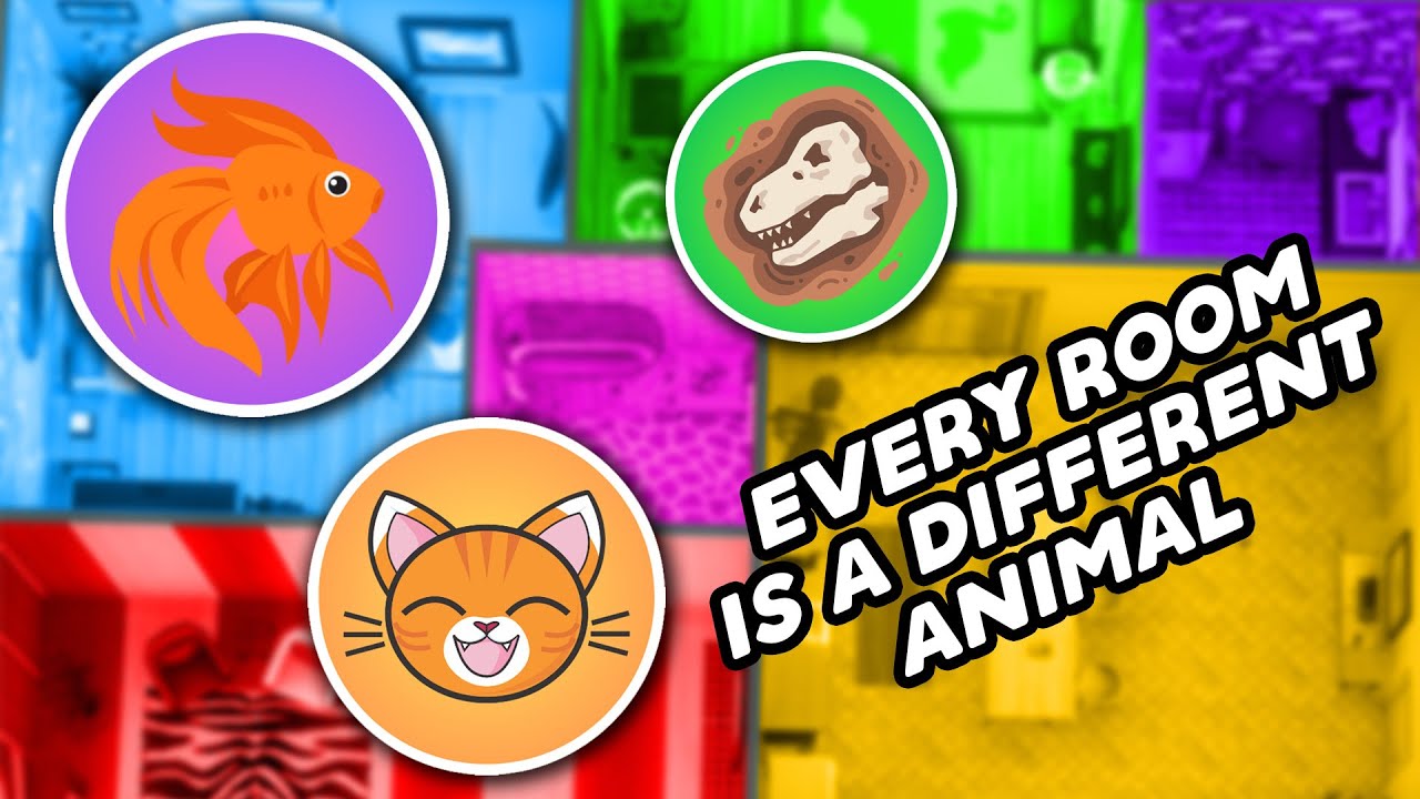 The Sims 4 but Every Room is a Different ANIMAL Challenge
