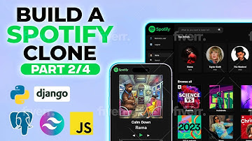 Build a Full Stack Spotify Clone: Python, Django, Tailwind & Postgres [Frontend & Database] Part 2/4