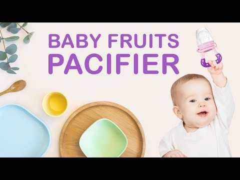 Baby Fruits Pacifier Food Feeder Baby Bite Fruits Vegetable Food Supplement Silicone Miniverse