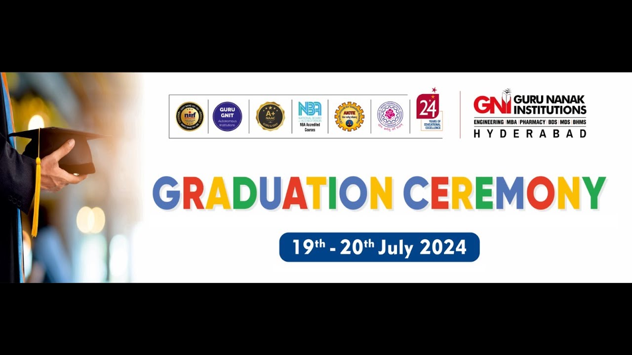 Graduation Day Ceremony 2K24-GNITC - YouTube