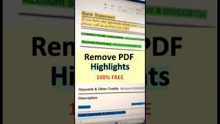 How to Remove Highlights from PDF for Free