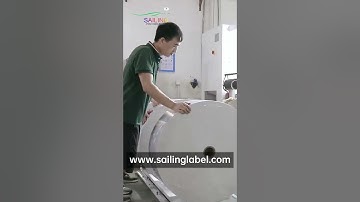 Label material coating machine/www.sailinglabel.com #label #machine #quality #factory  #aluminum