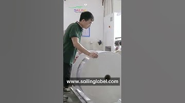 Label material coating machine/www.sailinglabel.com #label #machine #quality #factory  #aluminum
