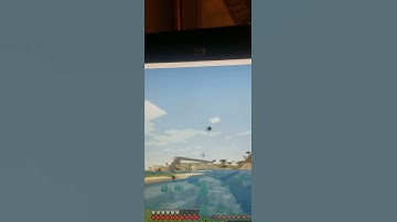 A wtf floating minecraft squid