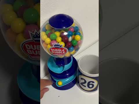 DOUBLE BUBBLE SPIRAL GUMBALL MACHINE 6 #asmr #shorts #satisfying #relaxing #viral #trending