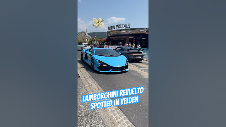 Lamborghini Revuelto with Hungarian licence plate spotted in Velden! 🔥💙