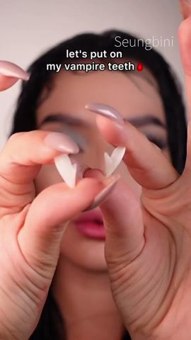 vampire teeth tutorial