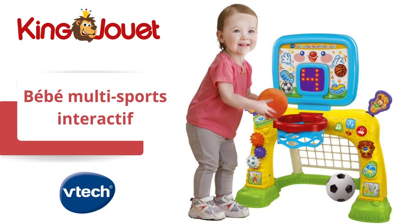 Bébé multi-sports interactif VTech : King Jouet, Activités d'éveil VTech -  Jeux d'éveil