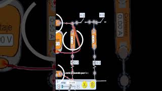 Circuito con resistencias en paralelo para entender la ley de ohm