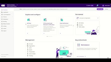 Signicat Dashboard Guides | Intro to the Signicat Dashboard