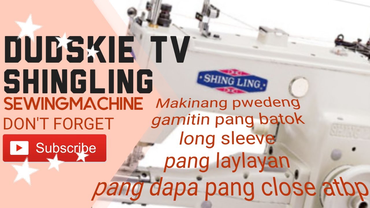 SHING LING SHORT ARM AND LONG ARM SEWING MACHINE 