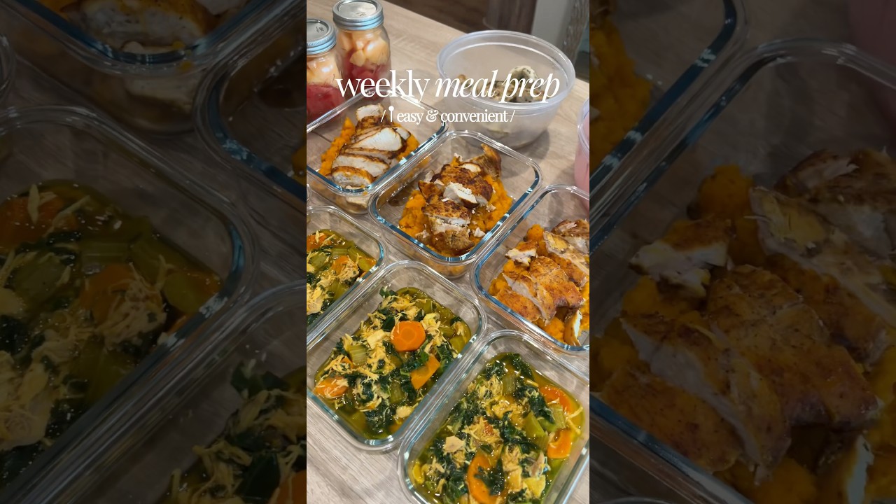 weekly meal prep 🥘