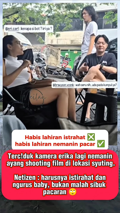 Erica Terciduk temenin bravy syuting #erikacarlina #shortvideo #artist #viralvideo