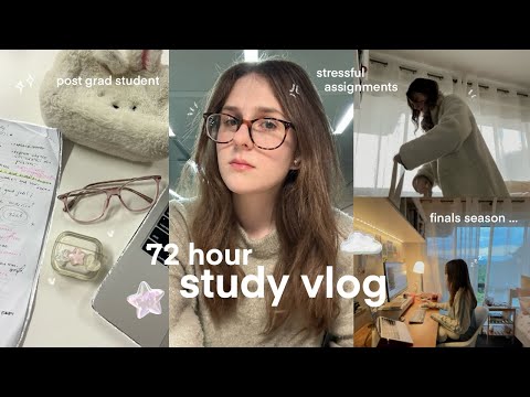 72hr study vlog