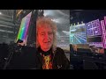 BRIAN MAY: Walking into magnificent Osaka Dome - the afternoon - and wrapping up sound check