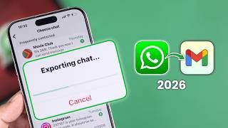 تصدير محادثات واتساب إلى البريد الإلكتروني! screenshot 2