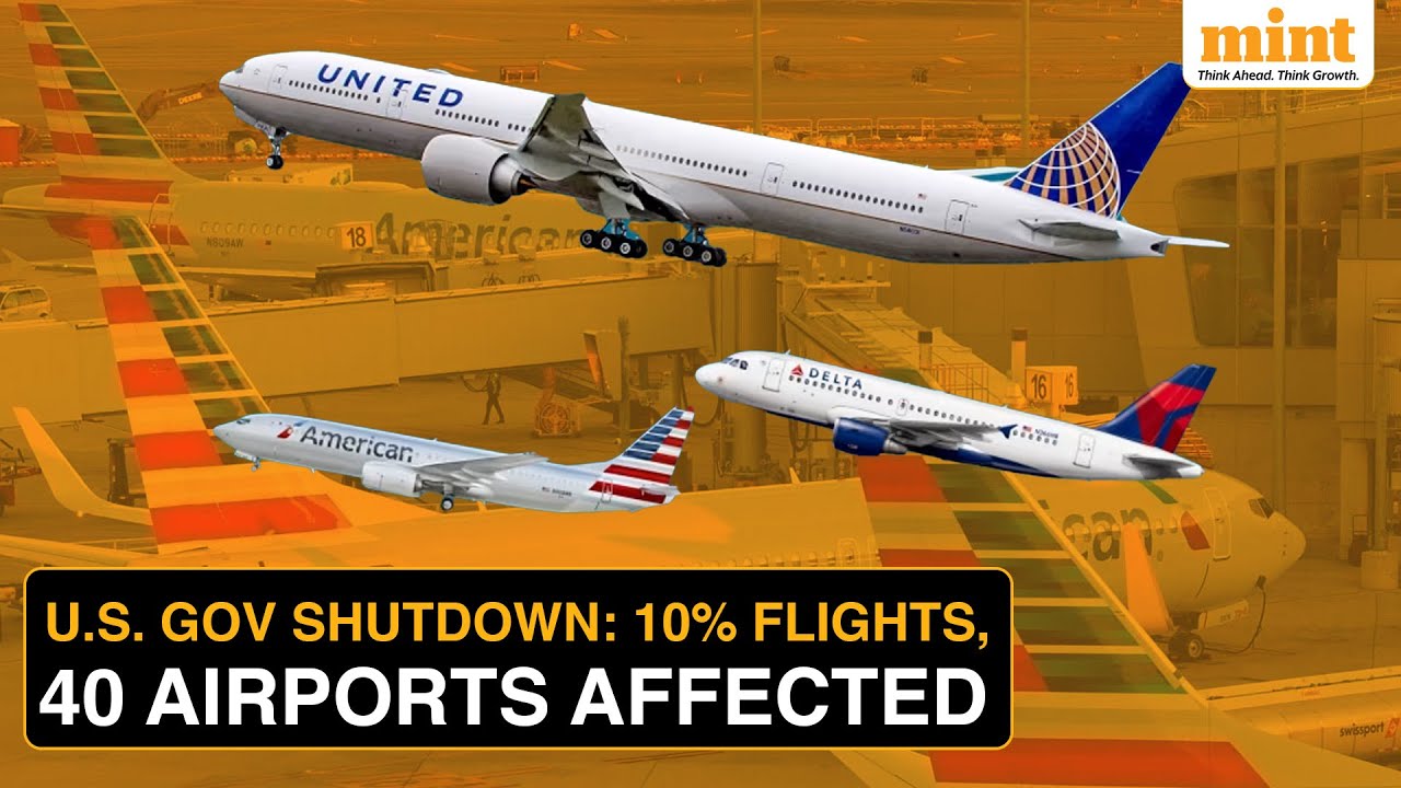 США сократят 10% рейсов в 40 крупных аэропортах на фоне самого продолжительного приостановки рабо...