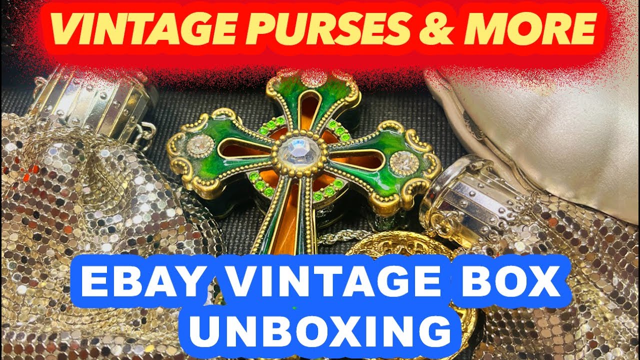 Распаковка винтажных сумок, шкатулок и аксессуаров с eBay: что мы нашли? #распаковка #винтаж