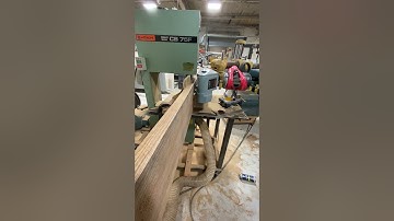 cb75F resaw with resaw power feeder