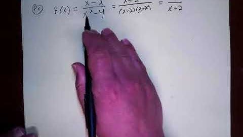 Calc - Removable Discontinuities