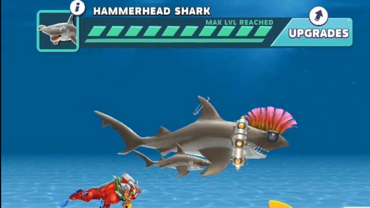 Hungry Shark: Evolution (Mobile) - Episode 3 (HammerHead Shark)(Gameplay)(No Commentary)