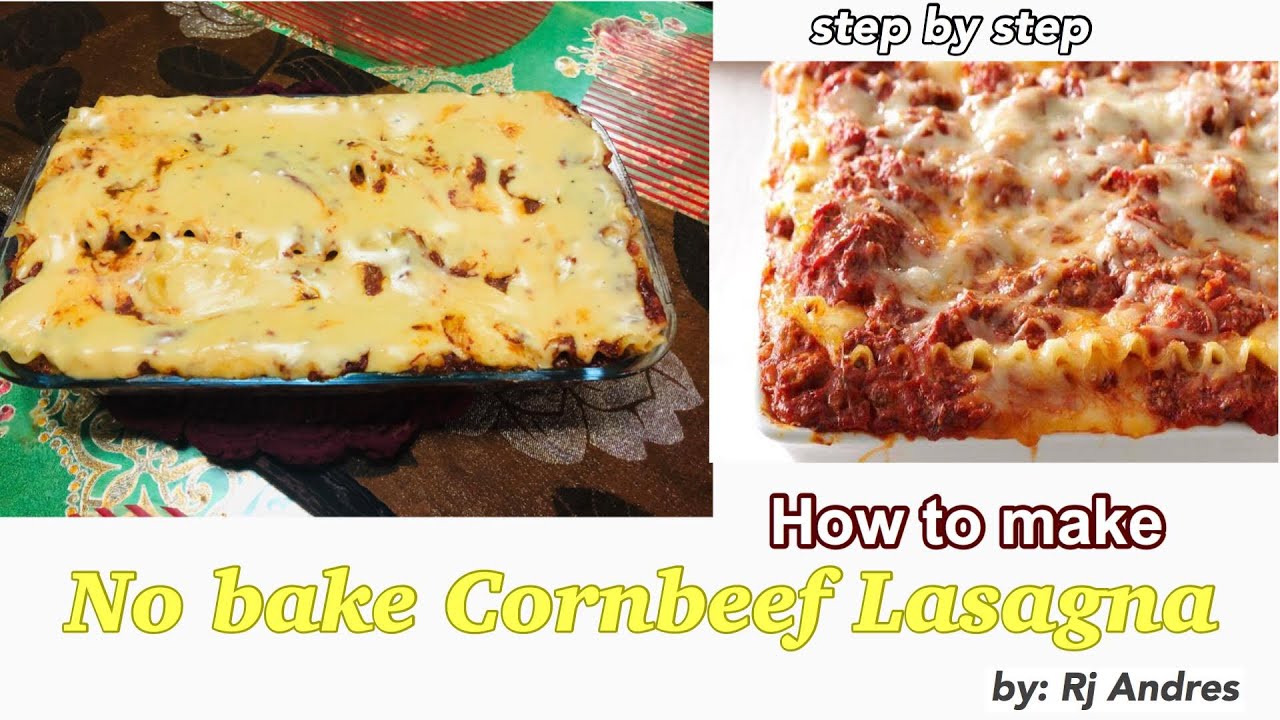 NO BAKE CREAMY LASAGNA! CORN BEEF LASAGNA! NO OVEN 